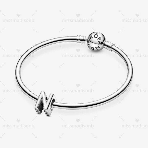 Pandora Letter N Alphabet Charm - Picture 4 of 6